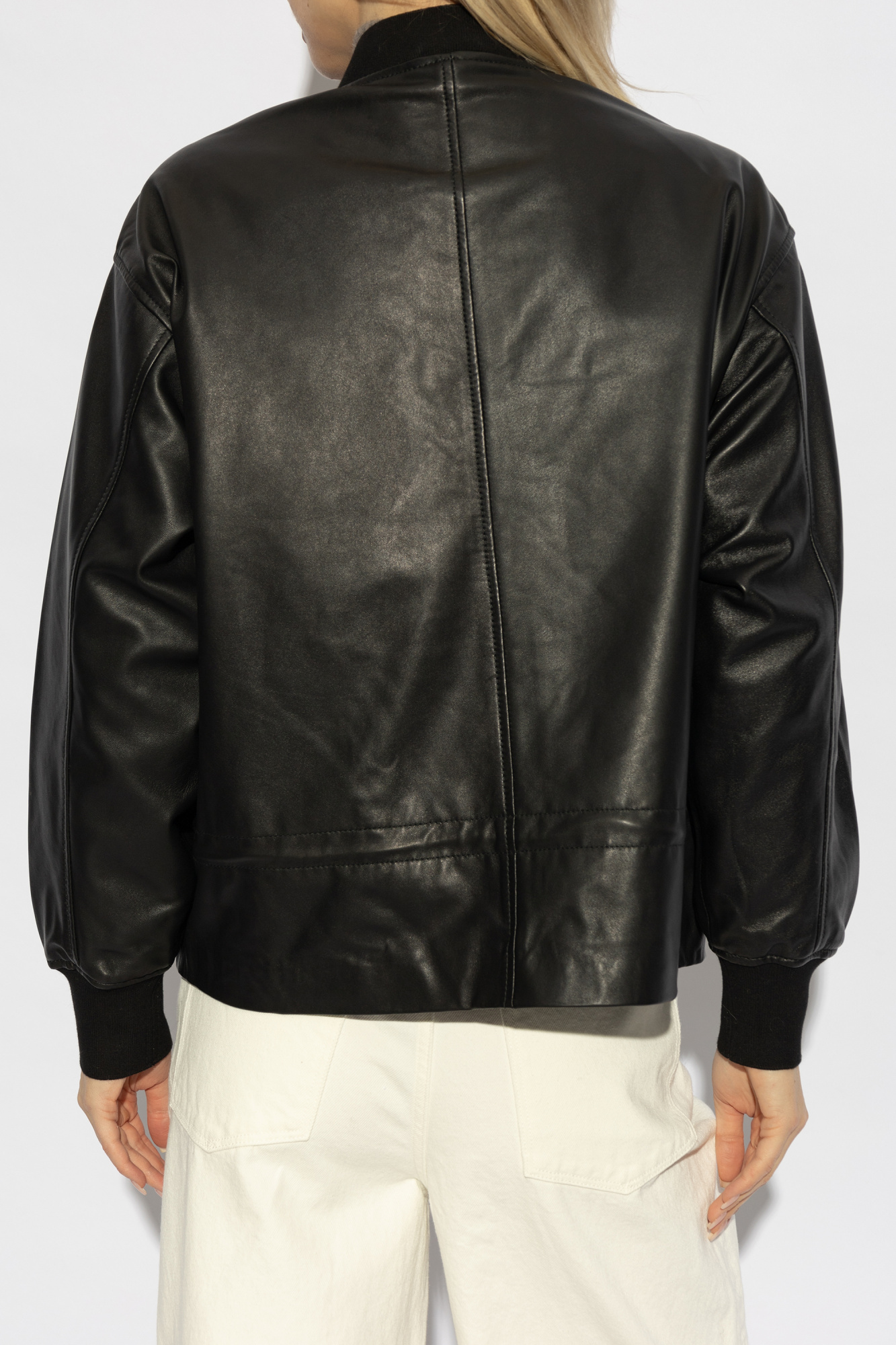 AllSaints Leather jacket Sofi | Women's Clothing | Vitkac